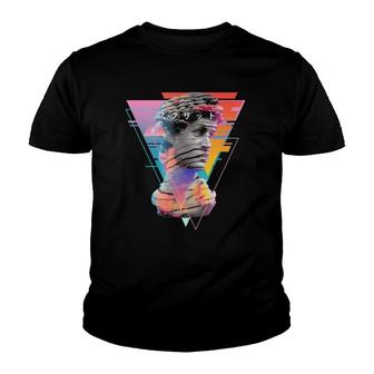 Vaporwave Statue David Bust In Sections Otaku Glitch Art Youth T-shirt - Thegiftio UK