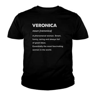 Veronica Name Definition Personalized T Youth T-shirt - Thegiftio UK