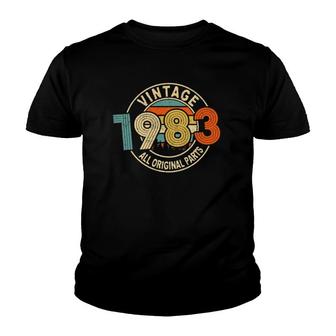 Vintage 1983 - 38 Years Old Gift - 38Th Birthday Youth T-shirt - Seseable