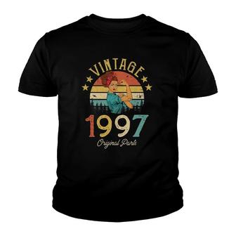 Vintage 1997 Made In 1997 25Th Birthday Women 25 Years Old Youth T-shirt - Seseable
