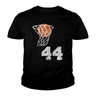 Vintage Basketball Jersey Number 44 Player Number Youth T-shirt - Thegiftio UK