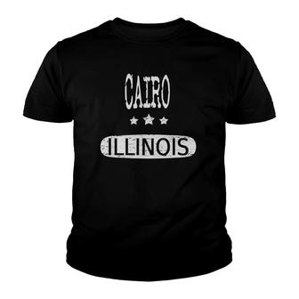 Vintage Cairo Illinois Proud American Gift Youth T-shirt - Thegiftio UK