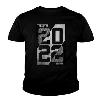 Vintage Graduation Senior 22 Class Of 2022 Graduate Gift Youth T-shirt - Thegiftio UK