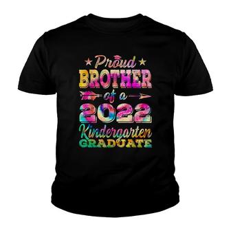 Vintage Proud Brother Of A 2022 Kindergarten Graduate Retro Youth T-shirt - Thegiftio UK