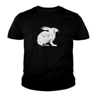 Vintage Rabbit Classic Distressed Rabbi Youth T-shirt - Monsterry