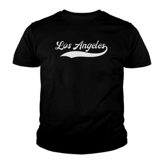 Vintage Retro Los Angeles California La Apparel Youth T-shirt - Thegiftio UK