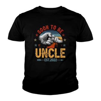 Vintage Soon To Be Uncle Est 2022 Ver2 Youth T-shirt - Thegiftio UK