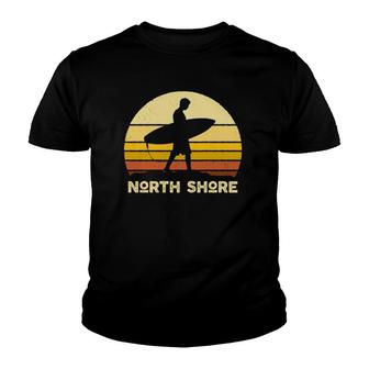 Vintage Sunset North Shore Hawaii Surf Beach Bum 70S Classic  Youth T-shirt