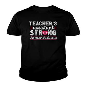 Virtual Teacher Assistant Teaching School Appreciation Gift Youth T-shirt - Seseable