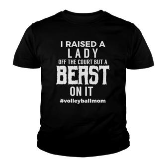 Volleyball Mom For Mom With Volleyball Daughter Youth T-shirt - Thegiftio UK