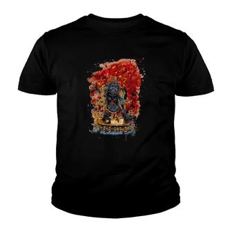 Watercolor Vajrapani Meditation Yoga Casual Wear Youth T-shirt - Thegiftio UK