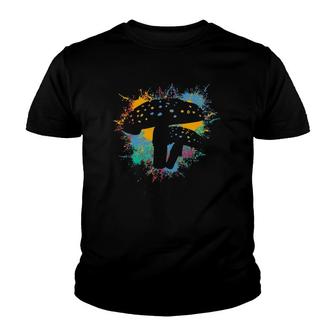 Watersplash Mushroom Hunter Fungi Foraging Mycologist Youth T-shirt - Thegiftio UK