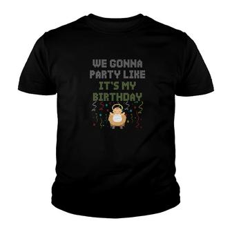 We Gonna Party Like Its My Birthday Baby Jesus Xmas Youth T-shirt - Monsterry AU