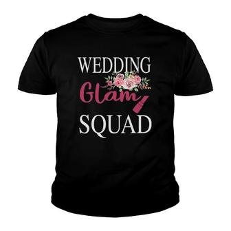 Wedding Glam Squad Bachelorette Party Youth T-shirt - Thegiftio UK
