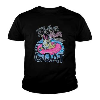 Whatever Floats Your Goat Funny Goat V2 Youth T-shirt - Thegiftio UK