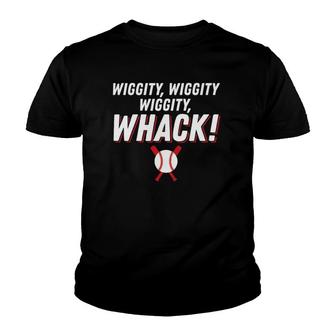 Wiggity Wiggity Wiggity Whack Funny Baseball Player Mom Youth T-shirt - Thegiftio UK