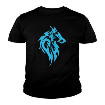 Wolf Art Tribal Youth T-shirt - Thegiftio UK