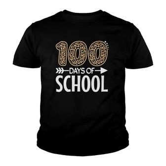 Womens 100Th Day Of School Teacher Student Gift 100 Days Of School Youth T-shirt - Seseable