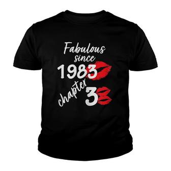 Womens 38 Years Old And Fabulous Since 1983 Chapter 38 - Vintage Youth T-shirt - Seseable