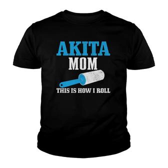 Womens Akita Mom Dog Hair Funny Akita Inu Mama Youth T-shirt - Thegiftio UK