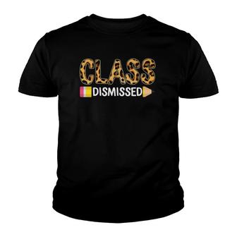 Womens Class Dismissed Last Day Of School 2021 Teacher Hello Summer Youth T-shirt - Seseable