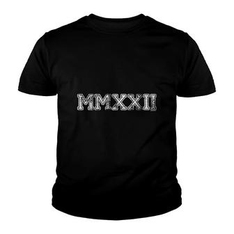 Womens Class Of 2022 Mmxxii Graduation Her Women Senior 2022 Youth T-shirt - Seseable