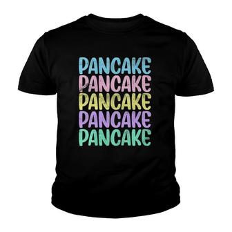 Womens Cooking Baking Sweet Pancake Pancakes Pastry Baker Design V-Neck Youth T-shirt - Thegiftio UK
