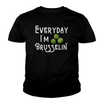 Womens Everyday Im Brusselin Brussel Sprout Lover V-Neck Youth T-shirt - Thegiftio UK