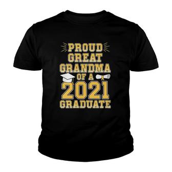 Womens Proud Great Grandma Of A 2021 Graduate School Graduation Youth T-shirt - Seseable
