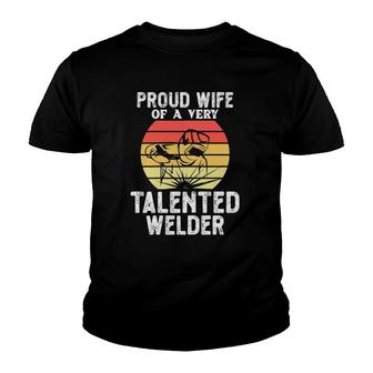 Womens Welder Design For Your Welders Wife Youth T-shirt | Mazezy