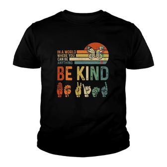 World Autism Awareness Day Hands Signs Autism Puzzle Youth T-shirt - Thegiftio UK