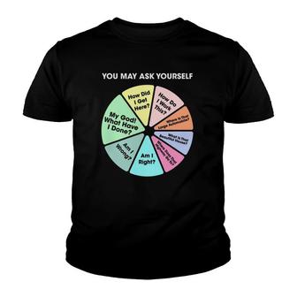 You May Ask Yourself Classic 80S Pop Music Retro Pie Chart Youth T-shirt - Thegiftio UK