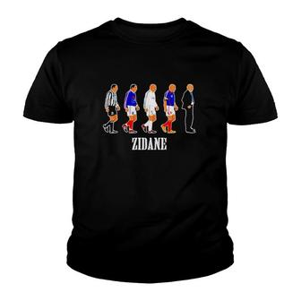Zinedine Zidane Football Coach Fans Youth T-shirt - Thegiftio UK