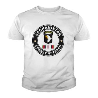 101St Airborne Division Oef Combat Veteran Youth T-shirt | Mazezy