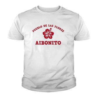 Aibonito Puerto Rico Pueblo De Las Flores Youth T-shirt | Mazezy