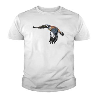 American Kestrel Bird Lover Gift Youth T-shirt | Mazezy