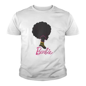 Barbie Afro Barbie Raglan Baseball Tee Youth T-shirt - Thegiftio UK