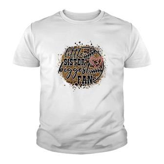 Baseball Sister Full Black Great Gift For Sister Youth T-shirt - Seseable