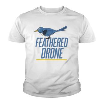 Bird Lover Drone Veterinarian Feathers Nature Gift Youth T-shirt | Mazezy