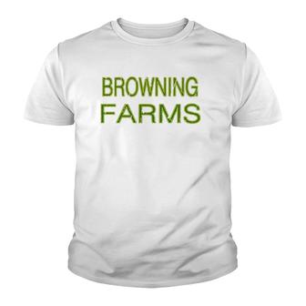 Browning Farms Squad Family Reunion Last Name Team Youth T-shirt | Mazezy AU