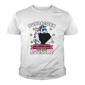 Bubbacorn Bubba Unicorn Brother Sibling Youth T-shirt - Thegiftio UK