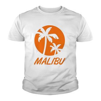 California Palm Tree Malibu Youth T-shirt - Thegiftio UK