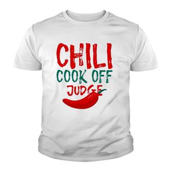 Chili Cook Off Judge Lovers Gift Youth T-shirt | Mazezy