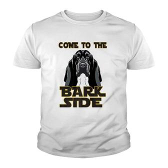 Come To The Bark Side Dog Funny Great Dane Gift Tee Youth T-shirt - Thegiftio UK