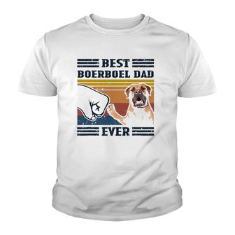 Dog Vintage Best Boerboel Dad Ever Fathers Day V2 Youth T-shirt - Thegiftio UK