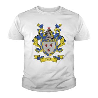 Doyle Coat Of Arms | Doyle Surname Family Crest Youth T-shirt - Seseable