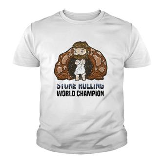 Easter Jesus Resurrection Stone Rolling Lets Roll Youth T-shirt - Thegiftio UK