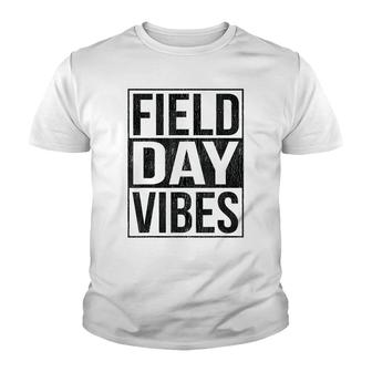 Field Day Vibes School Game Day Student Teacher 2022 Vintage Youth T-shirt - Thegiftio UK
