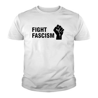 Fight Fascism Anti Fascism Youth T-shirt - Thegiftio UK