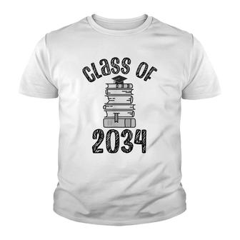 First Day Kindergarten Grow With Me Class Of 2034 Youth T-shirt - Thegiftio UK